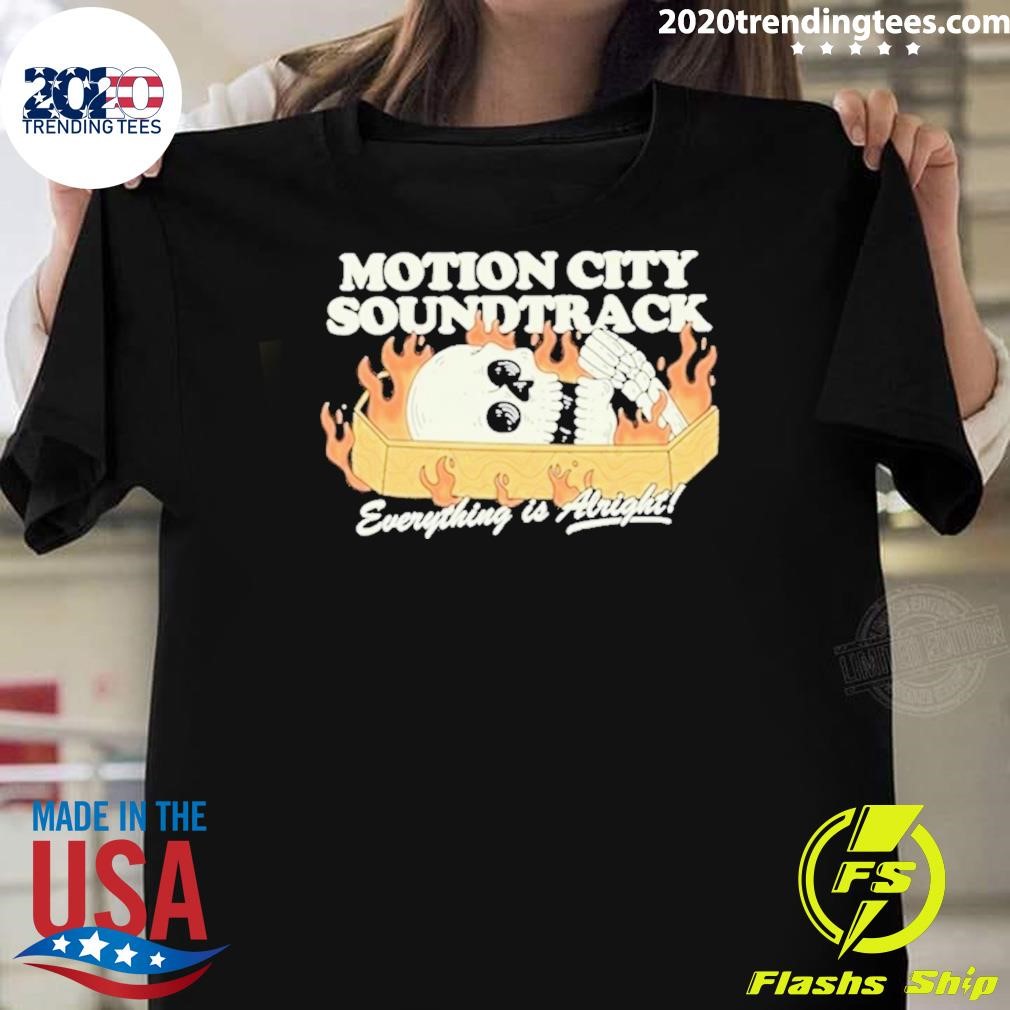 Awesome Motion City Soundtrack Everything Is Alright Coffin 2024 T-shirt