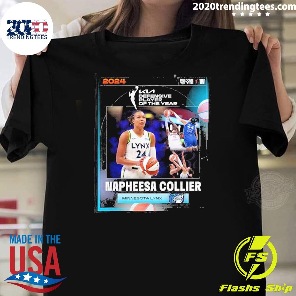 Awesome Napheesa Collier Minnesota Lynx Wnba Defensive Player Of The Year 2024 T-shirt