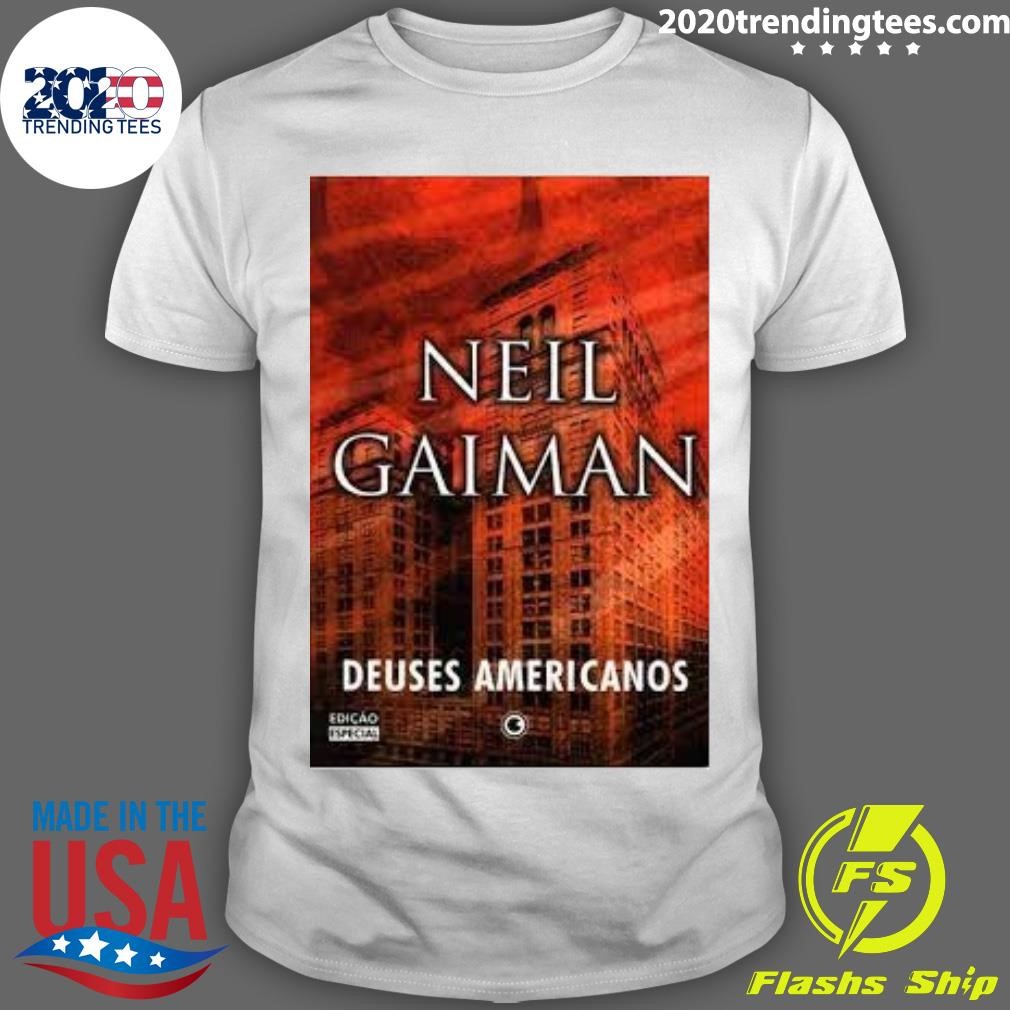 Awesome Neil Gaiman Deuses Americanos T-shirt