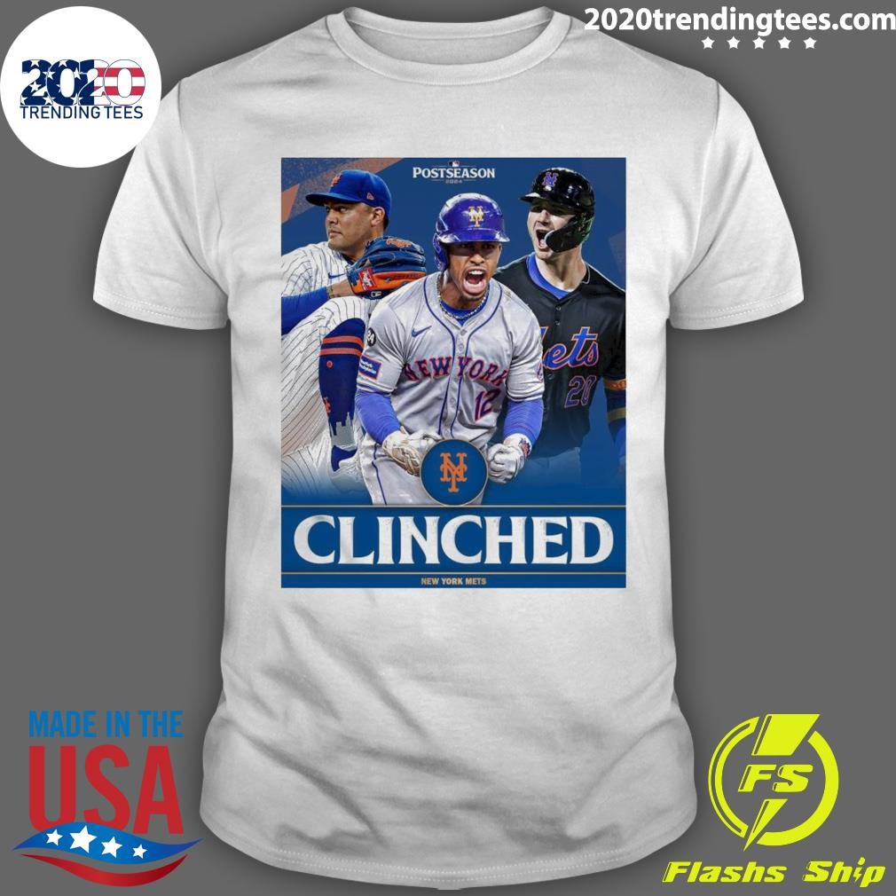 Awesome New York Mets Have Clinched A Postseason 2024 Berth T-shirt