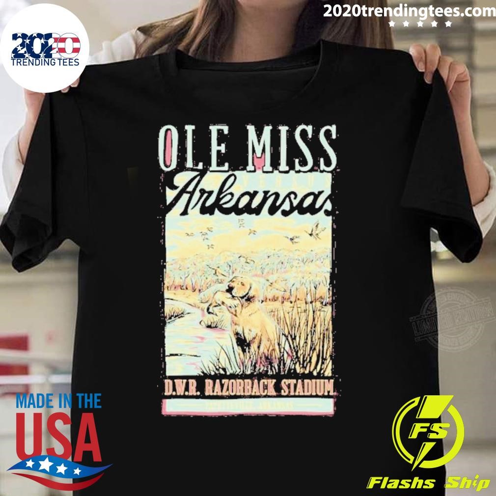 Awesome Ole Miss Rebels vs. Arkansas Razorbacks Game Day 2024 T-shirt