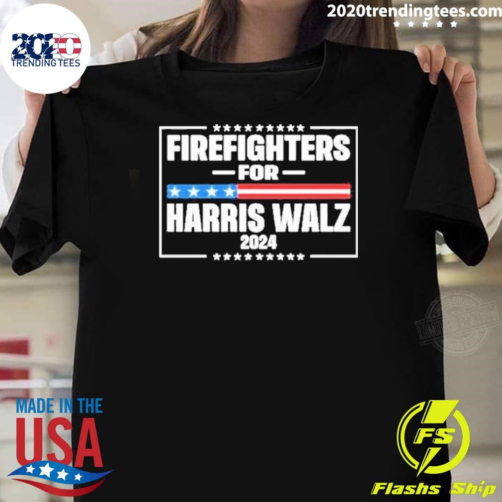 Awesome Paul A. Szypula Firefighters For Harris Walz 2024 T-shirt