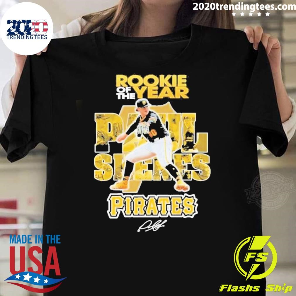 Awesome Pittsburgh Pirates Paul Skenes Rookie Of The Year 2024 Signature T-shirt