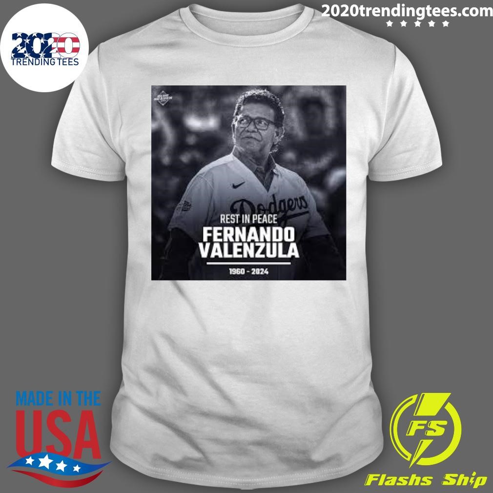 Awesome Rest In Peace Fernando Valenzuela 1960-2024 T-shirt