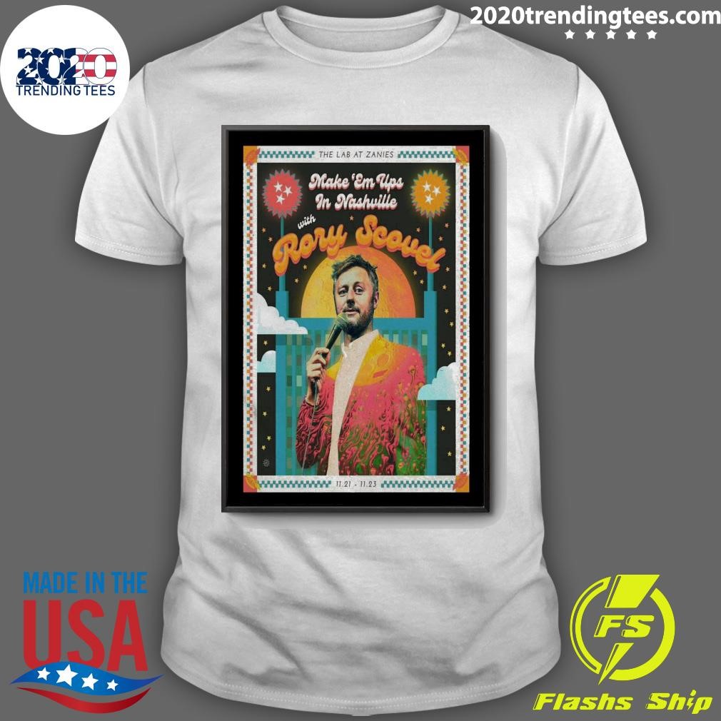 Awesome Rory Scovel Nashville, TN November 21st-23rd 2024 Tour T-shirt