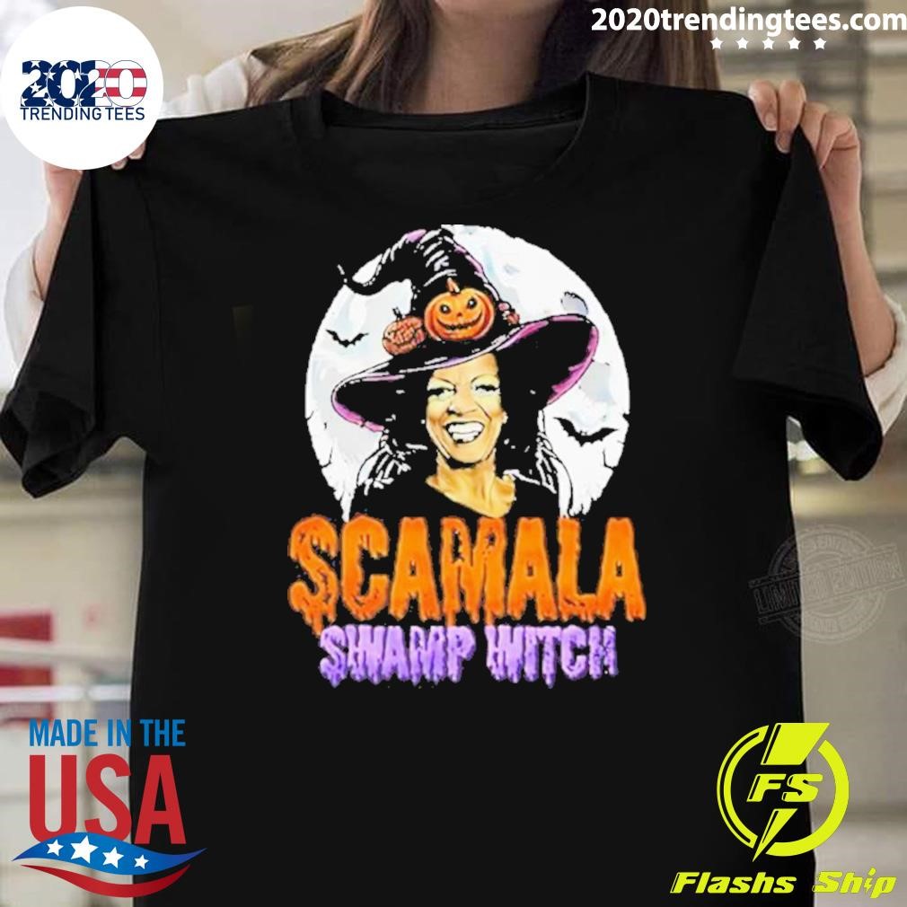 Awesome Scamala Swamp Witch Halloween 2024 T-shirt