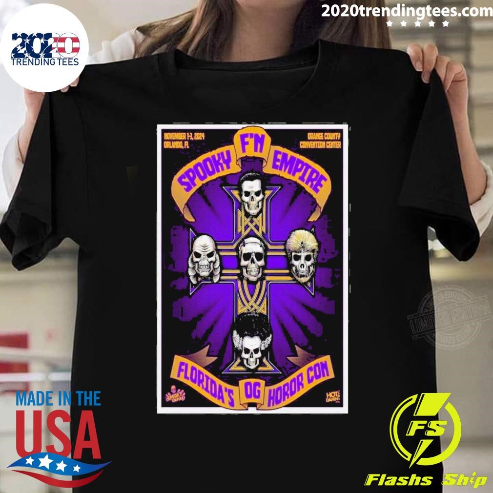 Awesome Spooky Empire November 1-3 2024 Orlando Fl Poster T-shirt