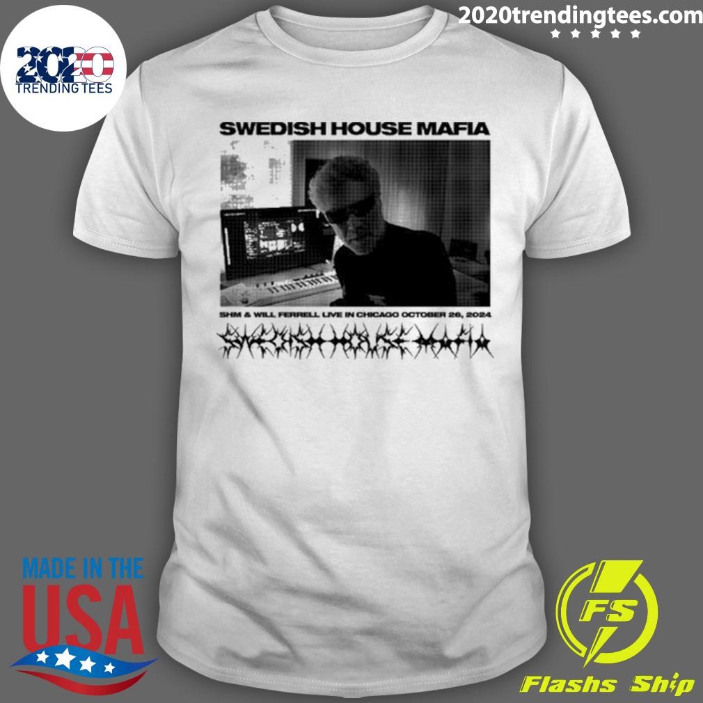 Awesome Swedish House Mafia Shm X Will Ferrell Live In Chicago T-shirt