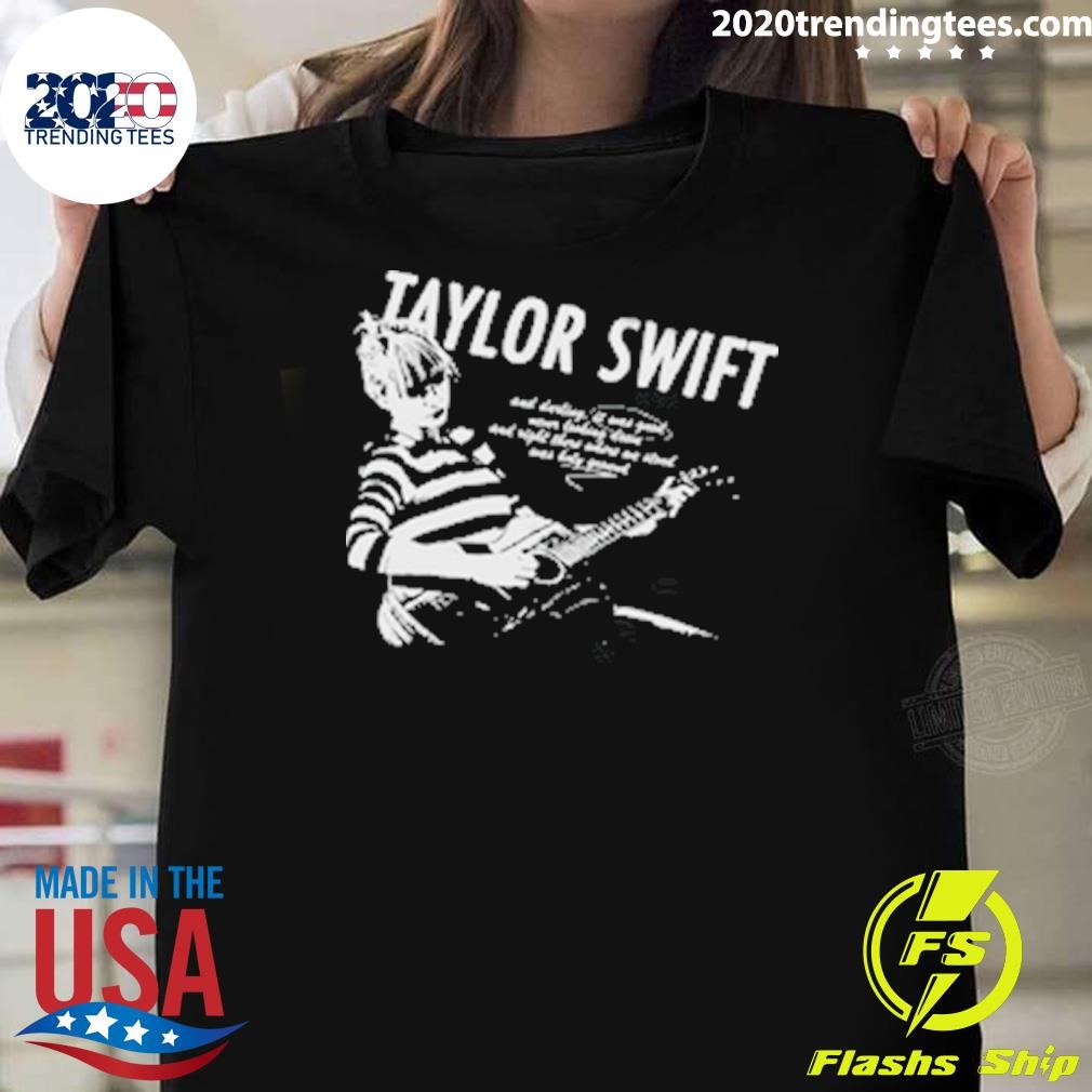 Awesome Taylor Swift Where We Stood Black T-shirt