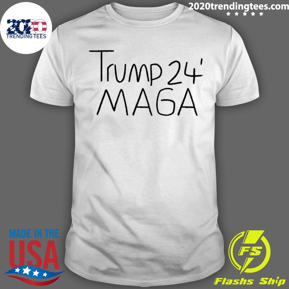 Awesome Tech Kicker Reese Burkhardt Trump 24 Maga T-shirt