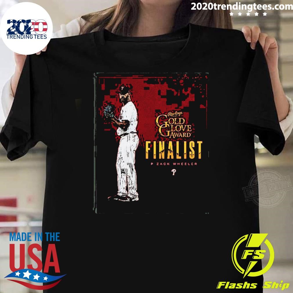 Awesome Zack Wheeler Philadelphia Phillies Gold Glove Award Finalist 2024 T-shirt