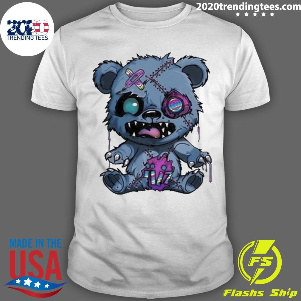 Awesome Zoombie Bear Iiizwerg Halloween 2024 T-shirt