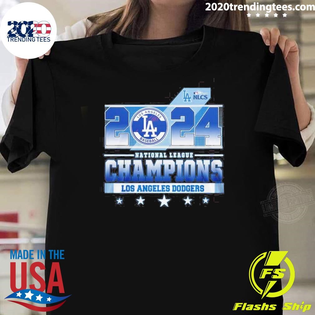 Best 2024 Los Angeles Dodgers National League Champions T-shirt