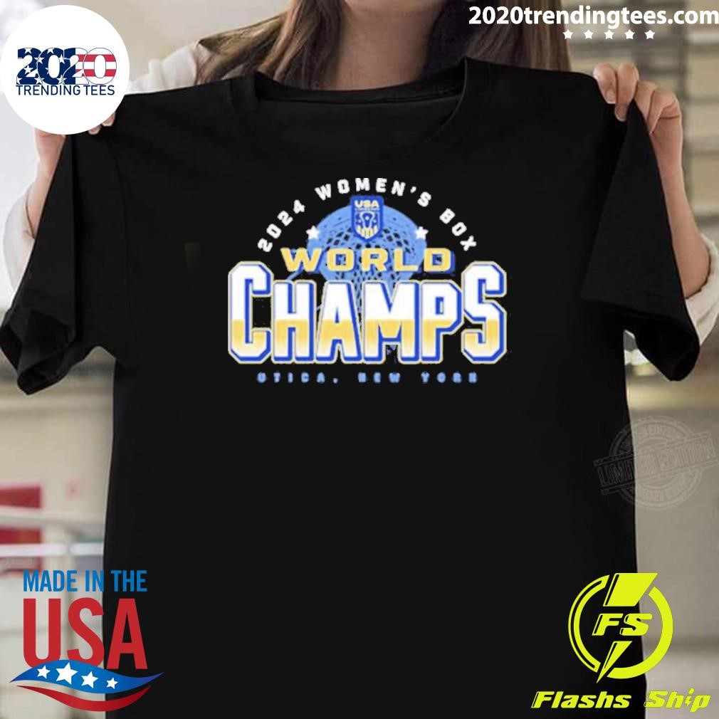 Best 2024 U.S. Women’s Box Lacrosse World Champions T-shirt