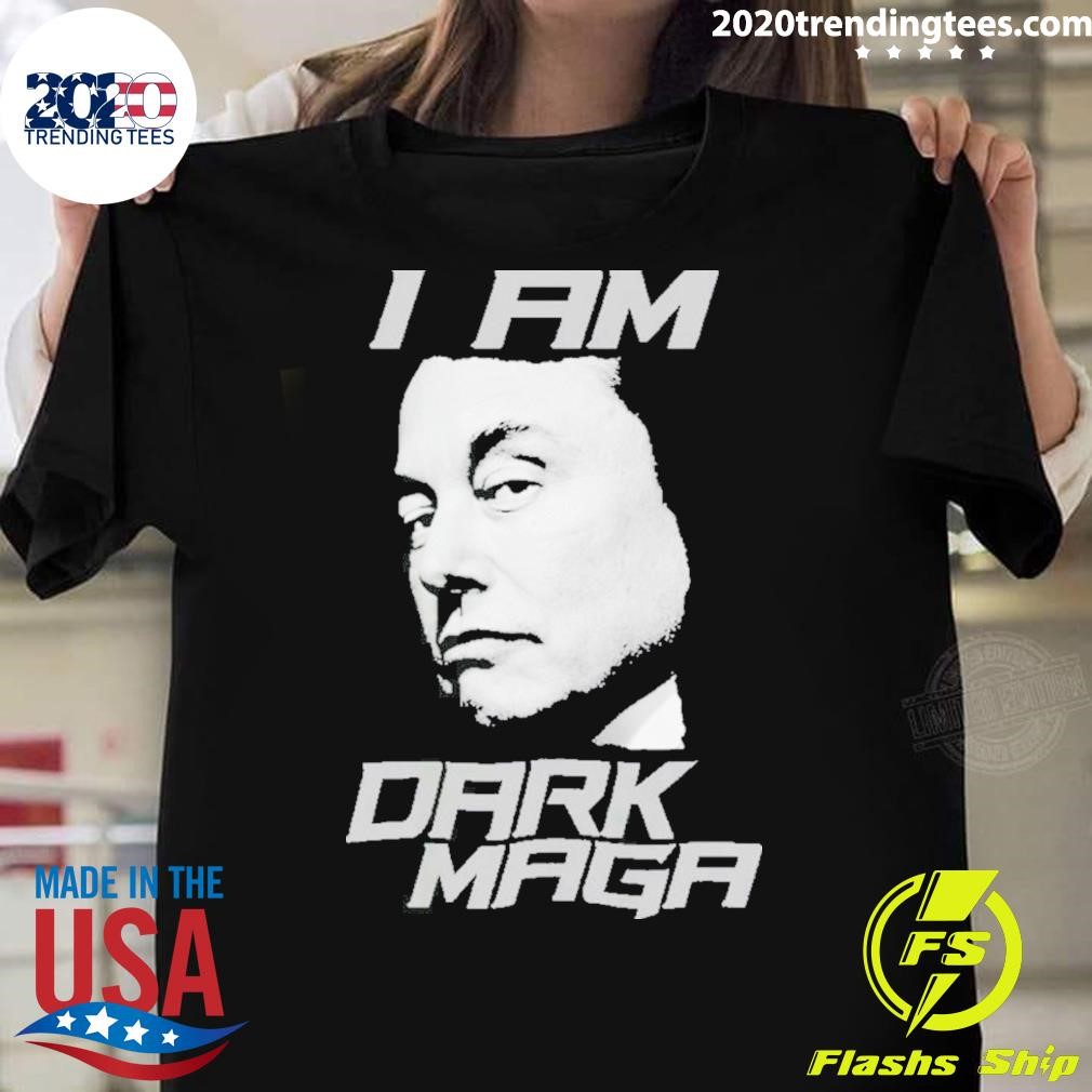 Best Am Dark Maga Elon Musk Trump Rally 2024 T-Shirt