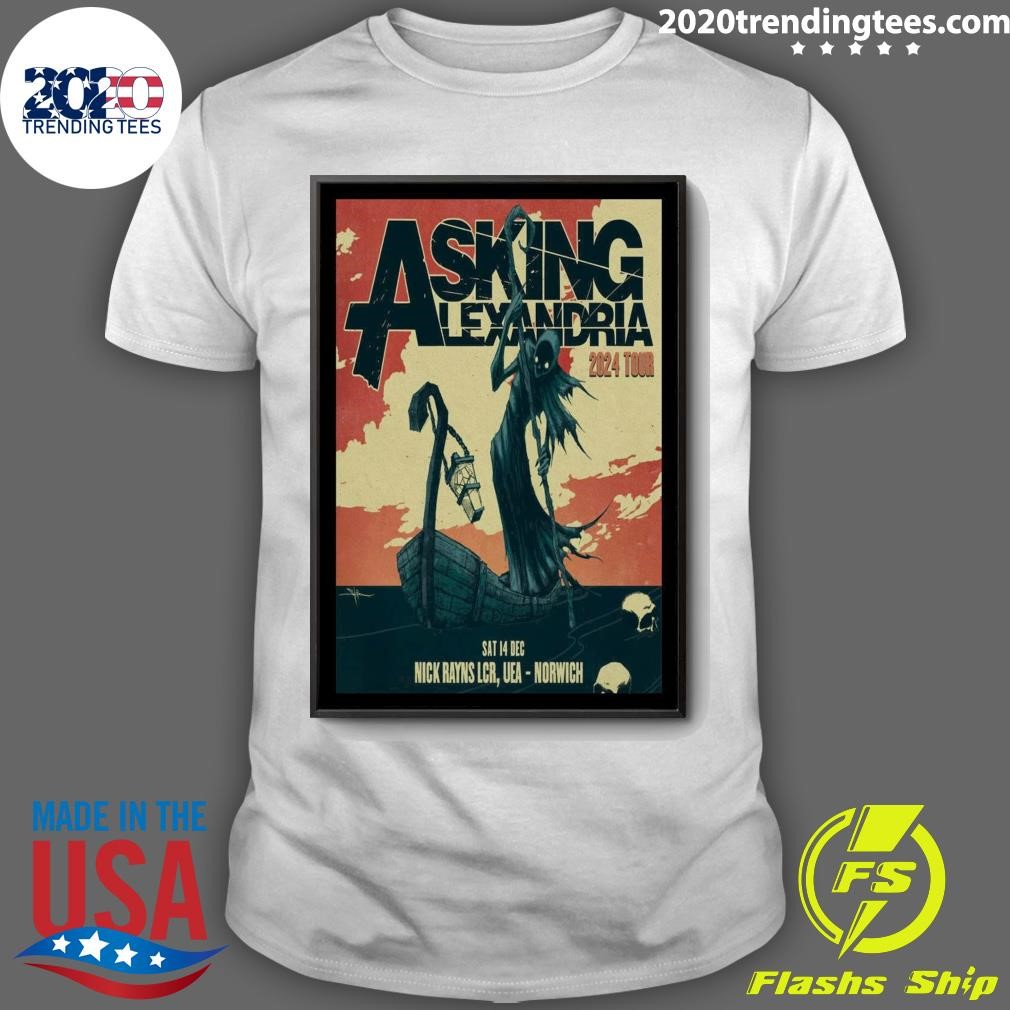 Best Asking Alexandria Dec 14 2024 Norwich UEA Poster T-shirt