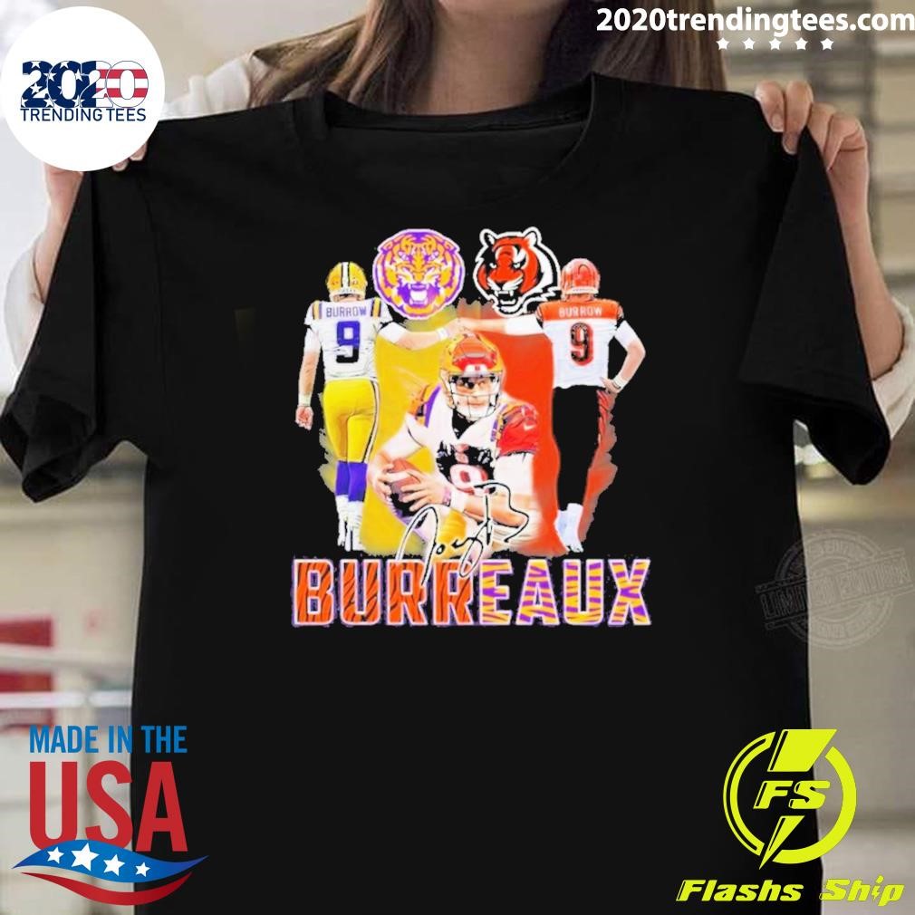 Best Bengals Joe Burrow Geaux Signature 2024 T-shirt