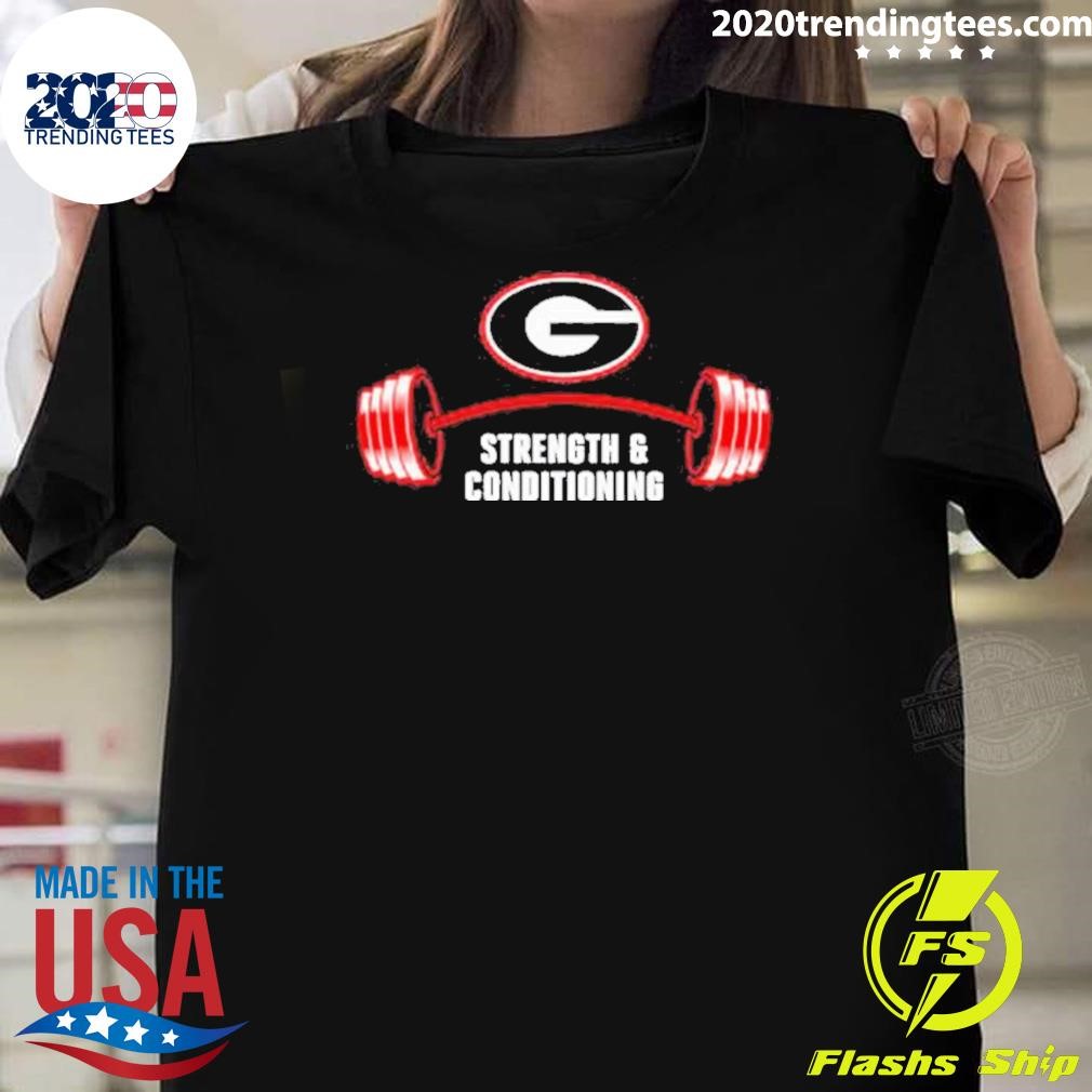 Best Bijan Robinson Georgia Bulldogs Strength Conditioning 2024 T-shirt