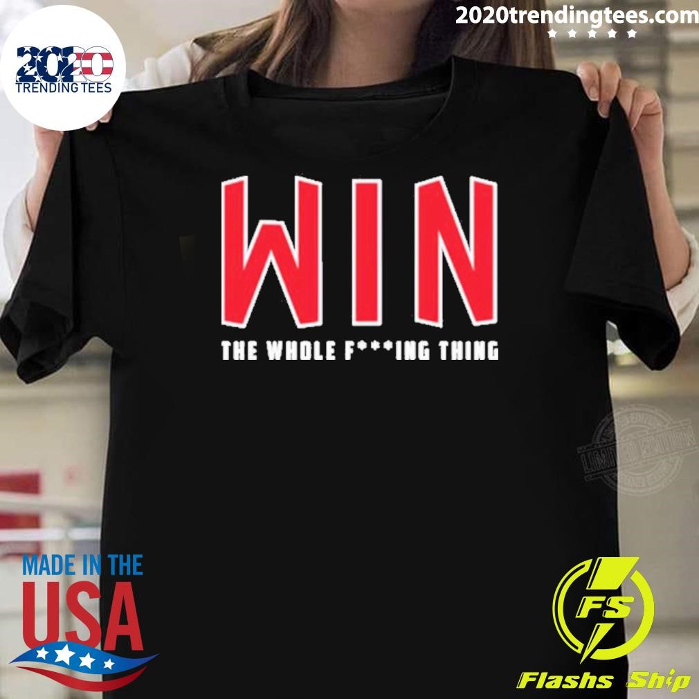 Best Cleveland Guardians Win The Whole F-cking Thing 2204 T-shirt