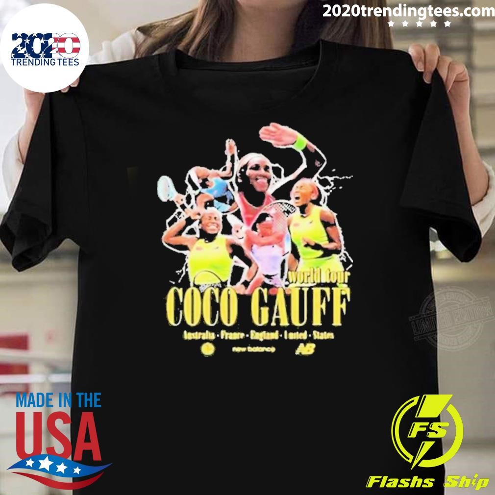 Best Coco Gauff World Tour 2024 T-shirt