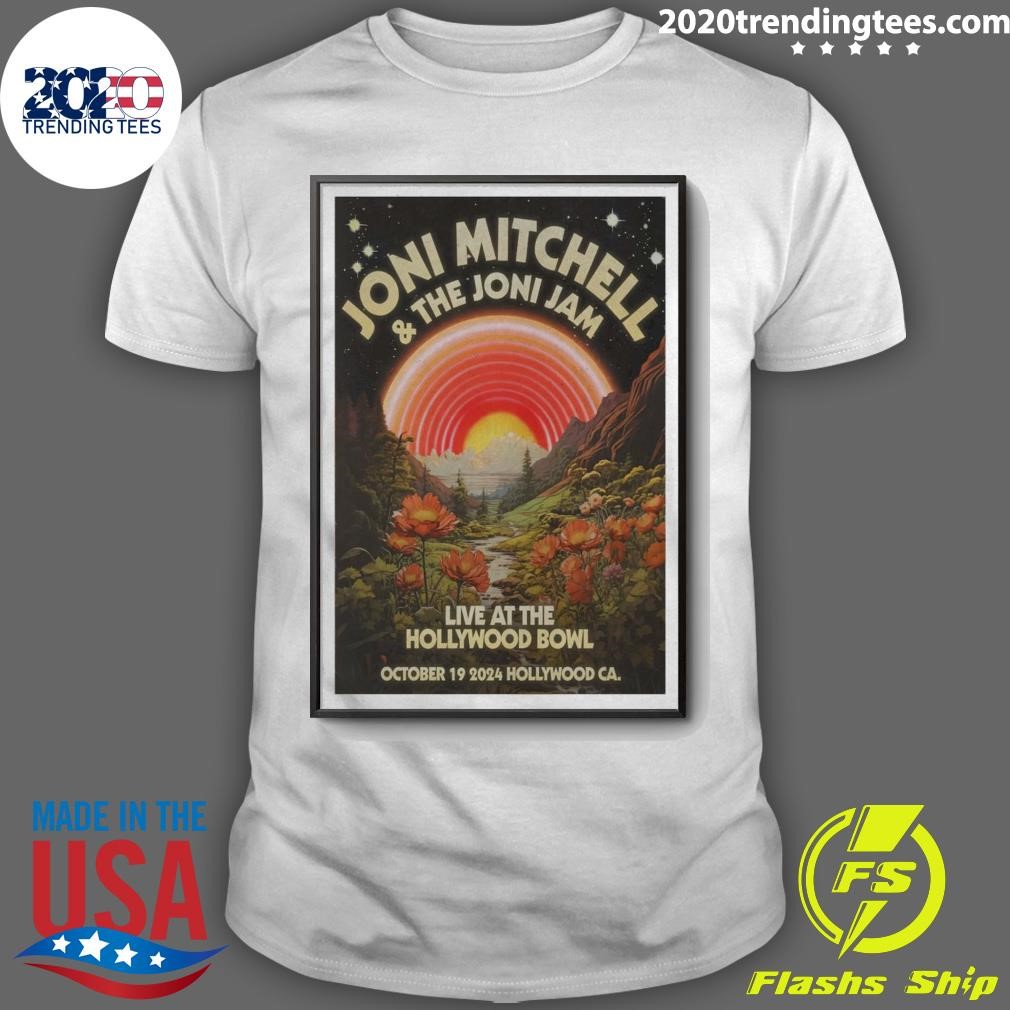 Best Event Poster The Joni Jam And Joni Mitchell 19 2024 Oct Hollywood Bowl Ca Show T-shirt