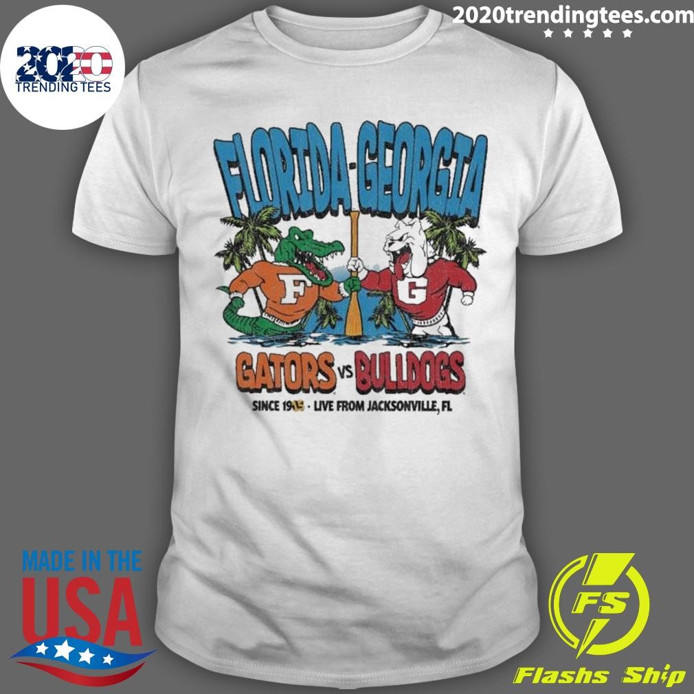 Best Florida Gators Vs Georgia Bulldogs Rivalry Dueling Ncaa ’47 Franklin 2024 T-shirt