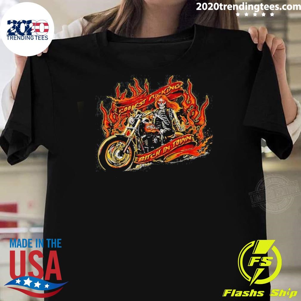 Best Haley Blais CFBIT Flame Bike T-Shirt