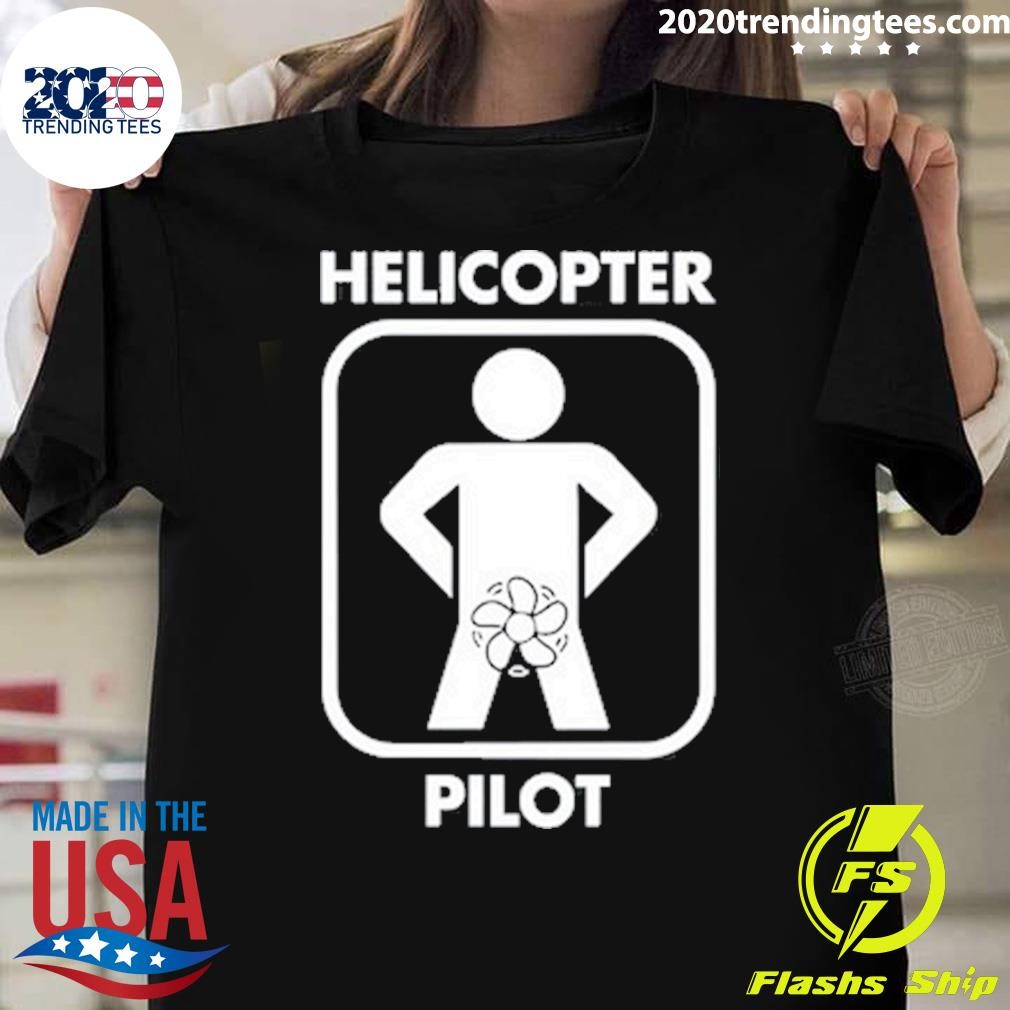 Best Helicopter Pilot Black 2024 T-shirt