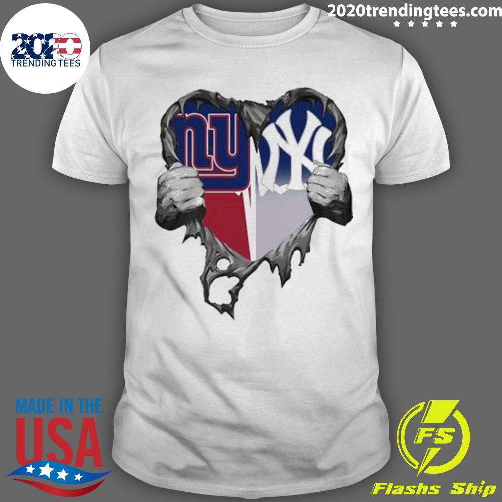 Best Inside Me New York Giants And New York Yankees 2024 T-Shirt