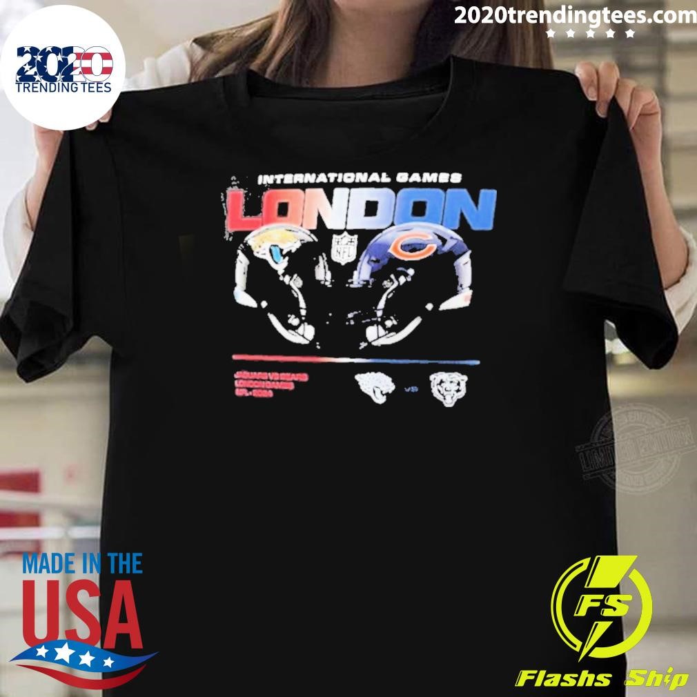 Best Jacksonville Jaguars vs. Chicago Bears 2024 International Games London Hemet Matchup 2024 T-shirt