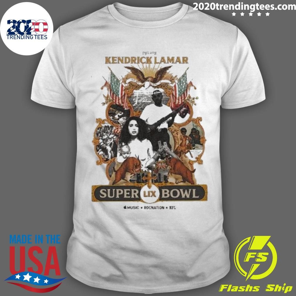 Best Kendrick Lamar Super Bowl Lix 2024 T-shirt