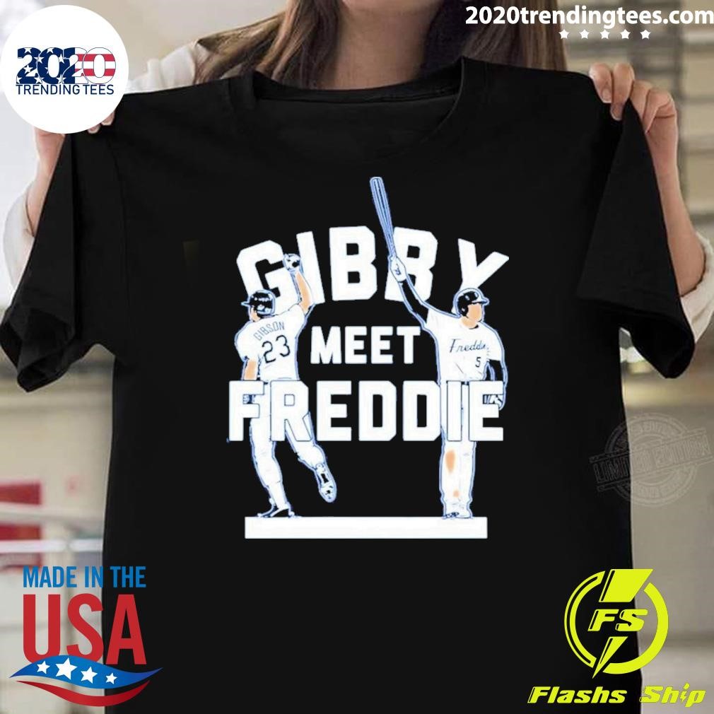 Best Kirk Gibson Freddie Freeman Gibby Meet Freddie 2024 T-shirt