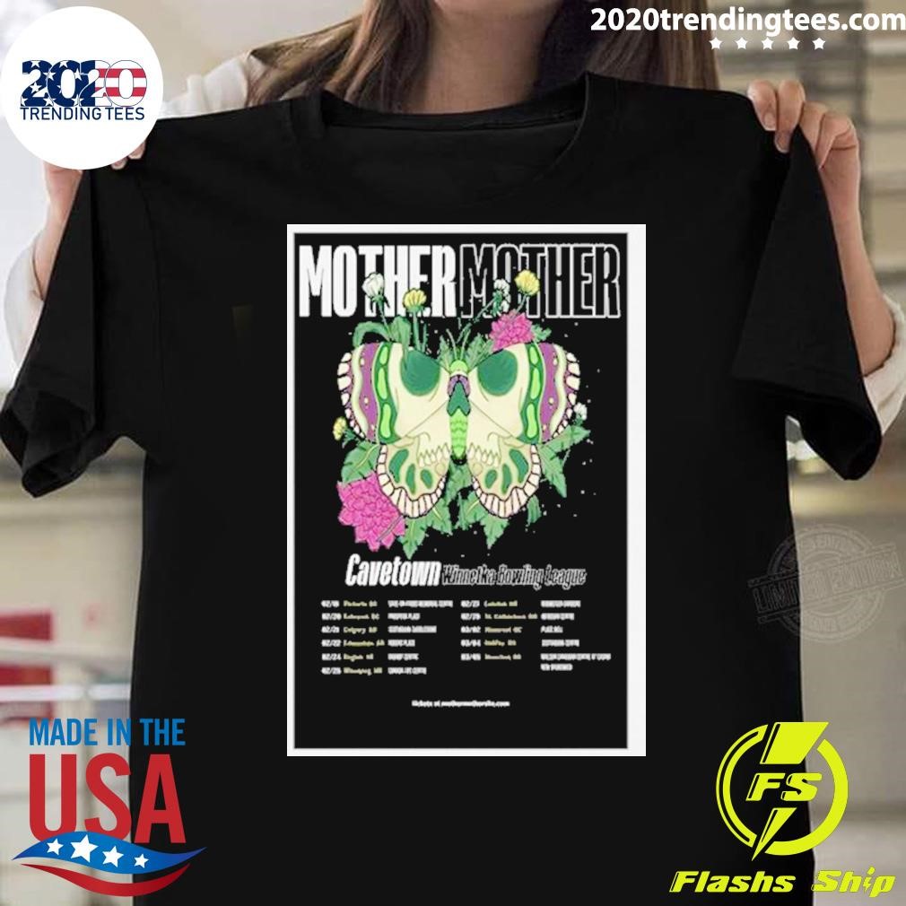 Best Mother Mother Cavetown Winnetka Bowling League Tour 2025 Poster T-shirt