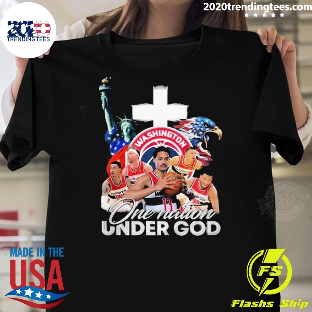 Best NBA Washington Wizards One Nation Under God Vintage T-shirt