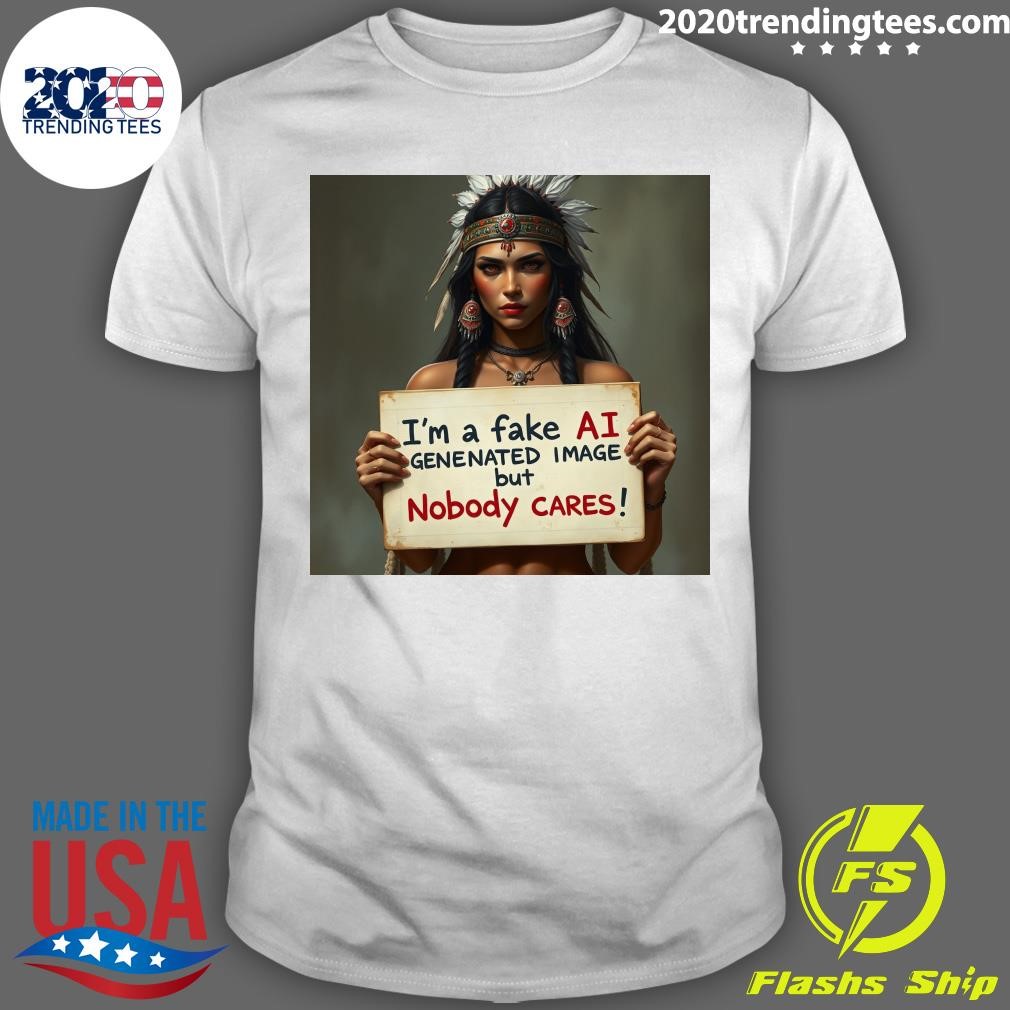 Best Native American I'm A Fake Ai Generated Image But Nobody Cares T-shirt