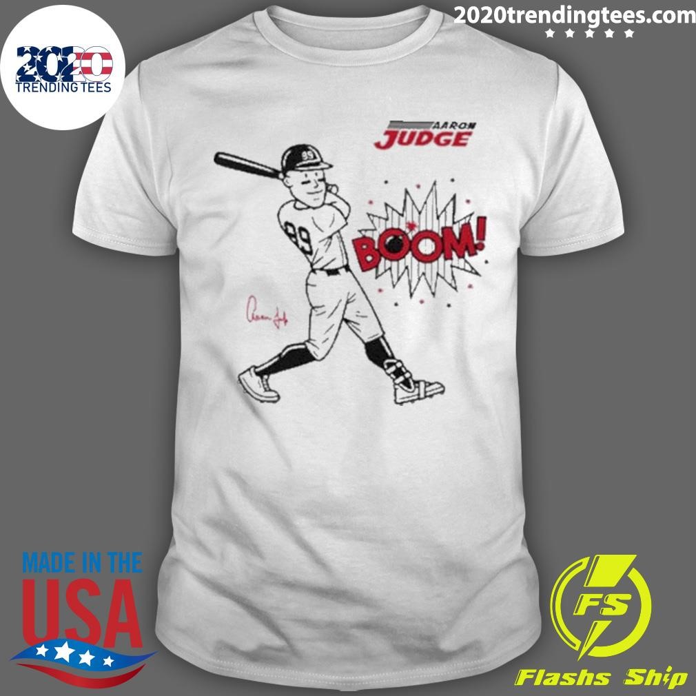 Best New York Yankees Aaron Judge Brings The Boom Signature 2024 T-shirt