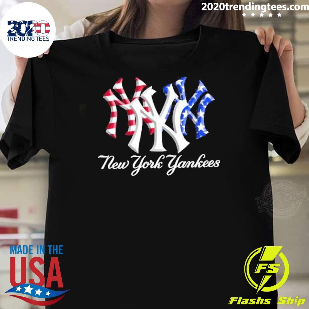 Best New York Yankees MLB Celebrating 4th Of July America 2024 T-Shirt