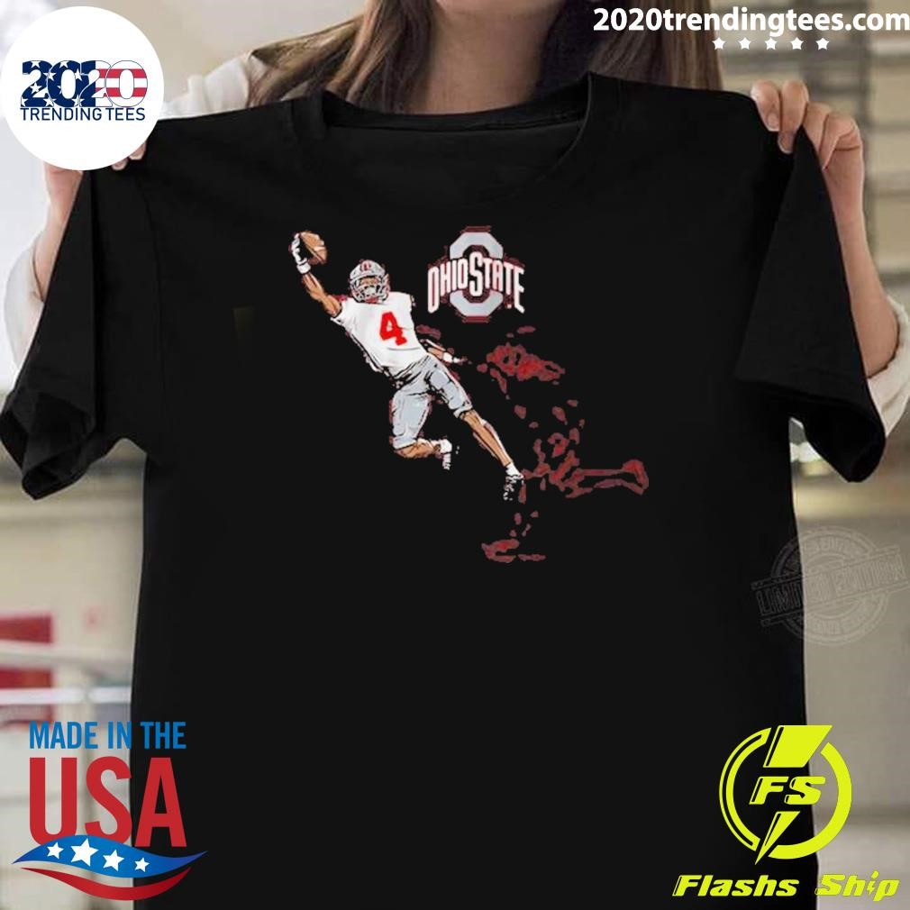 Best Ohio State Football Jeremiah Smith One-handed Catch 2024 T-shirt