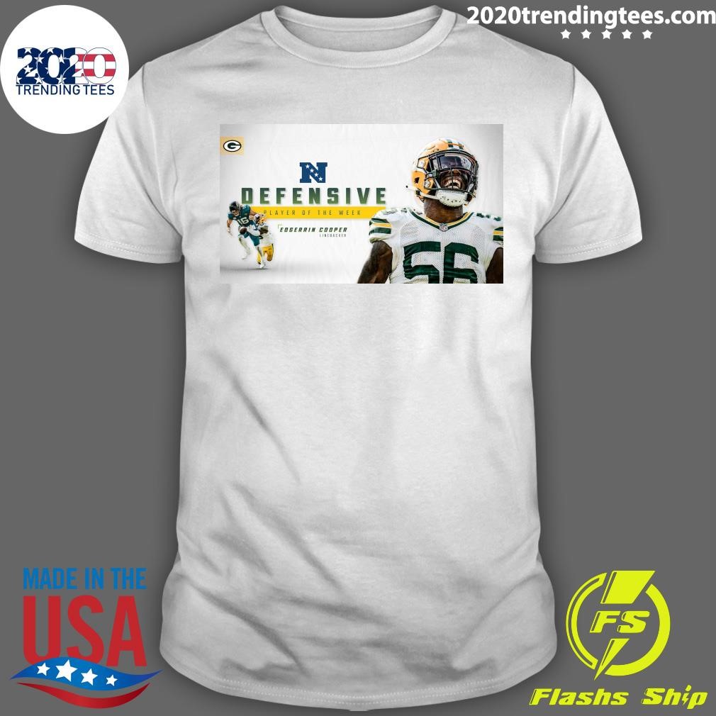 Best Packers LB Edgerrin Cooper named NFC Defensive Player of the Week T-shirt