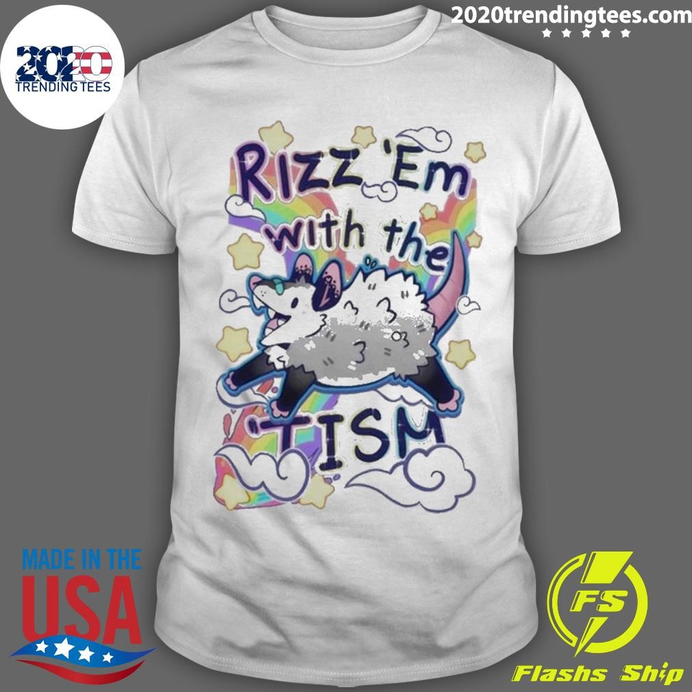 Best Rainbow Rizz ’em Rism With The Tism 2024 T-shirt