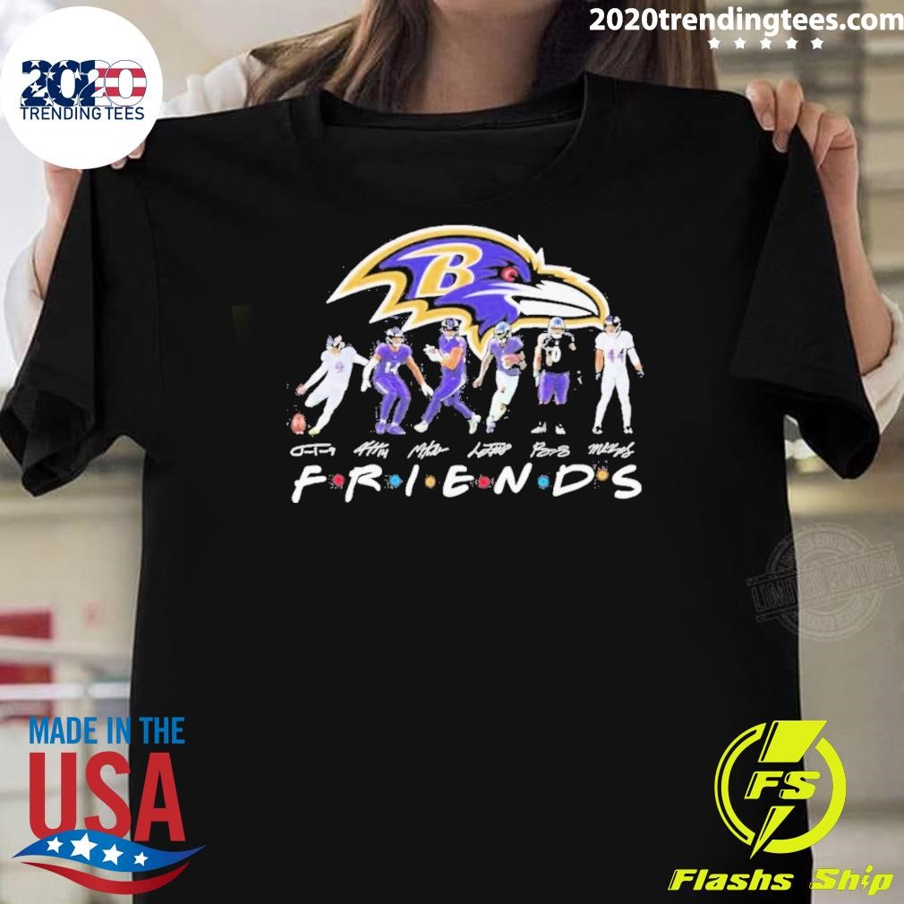 Best Ravens Players Signatures Friends Baltimore 2024 T-shirt