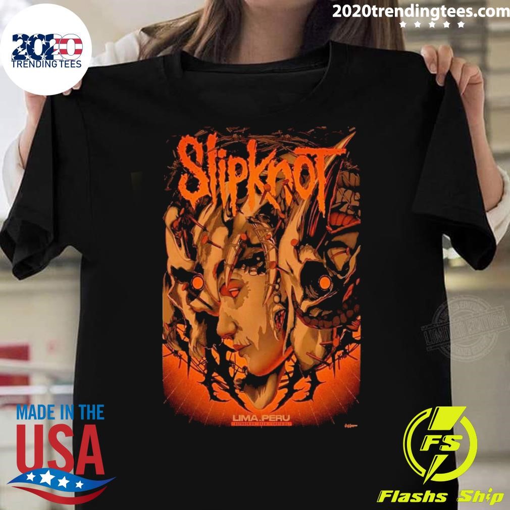 Best Slipknot At Costa 21 On October 28 2024 In Lima Peru Poster T-shirt