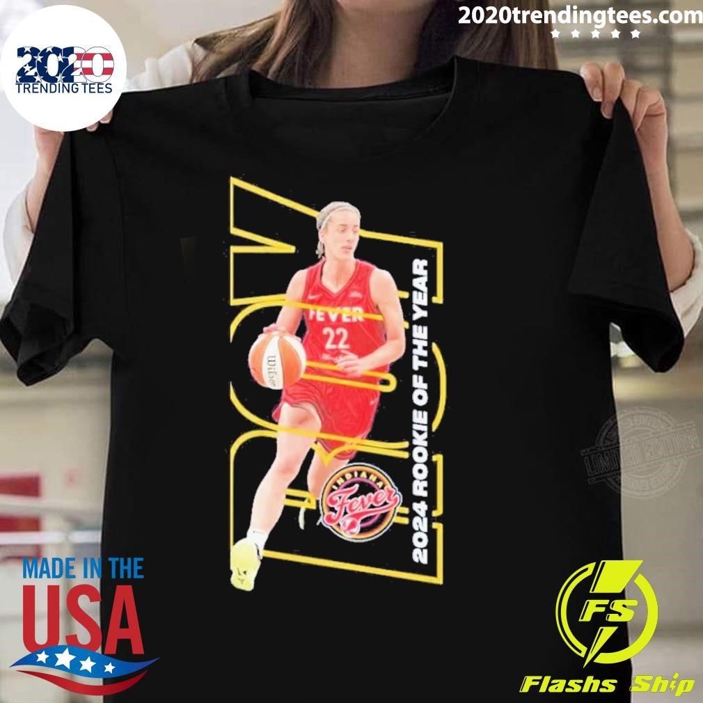 Best The Year Caitlin Clark Indiana Fever Wnba Rookie Of 2024 T-shirt