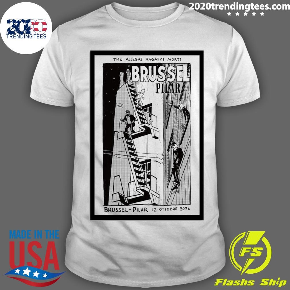 Best Tre Allegri Ragazzi Morti At Pilar On Oct 12 2024 In Brussels Belgium Tour T-shirt