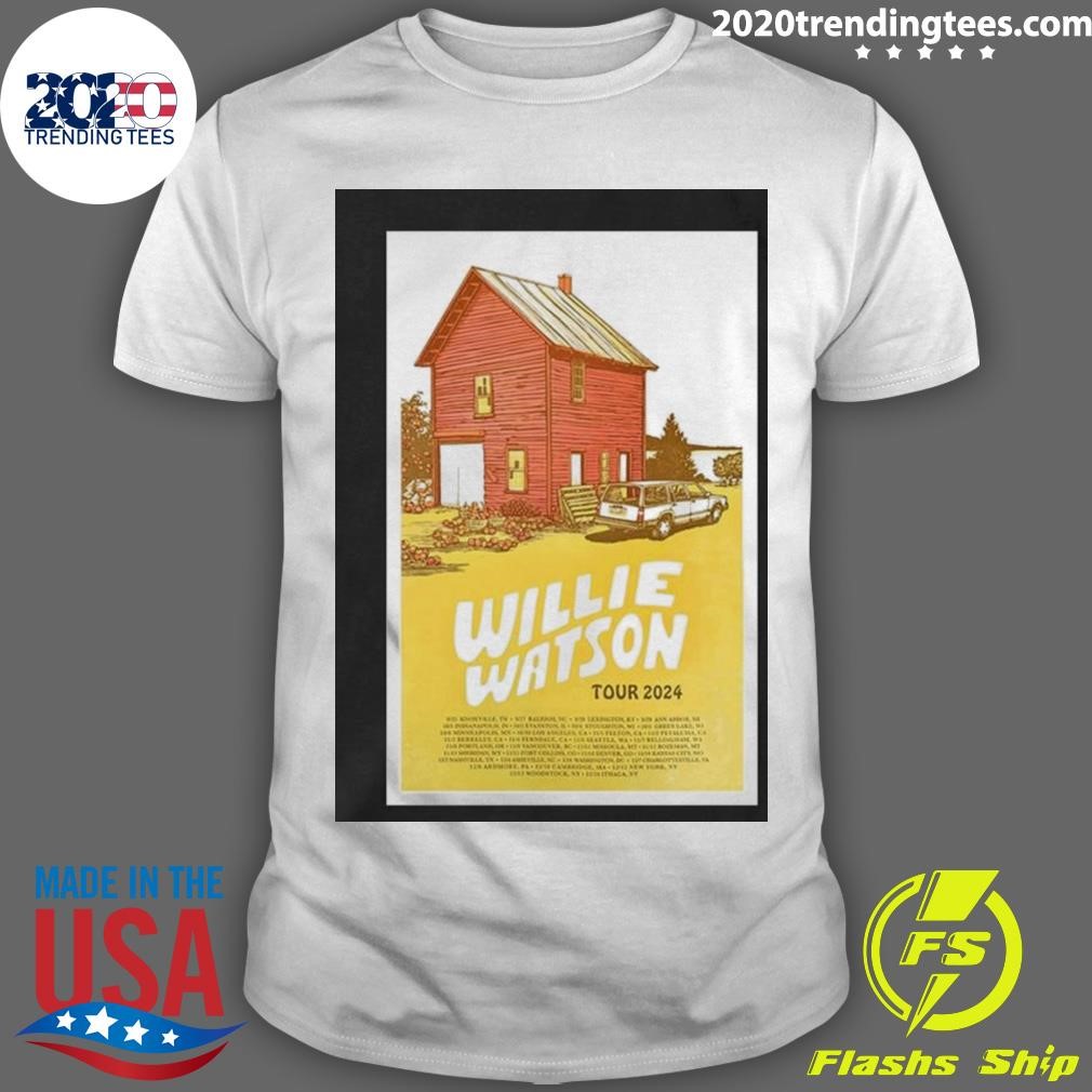 Best Willie Watson Tour 2024 Concert Poster 2024 T-Shirt