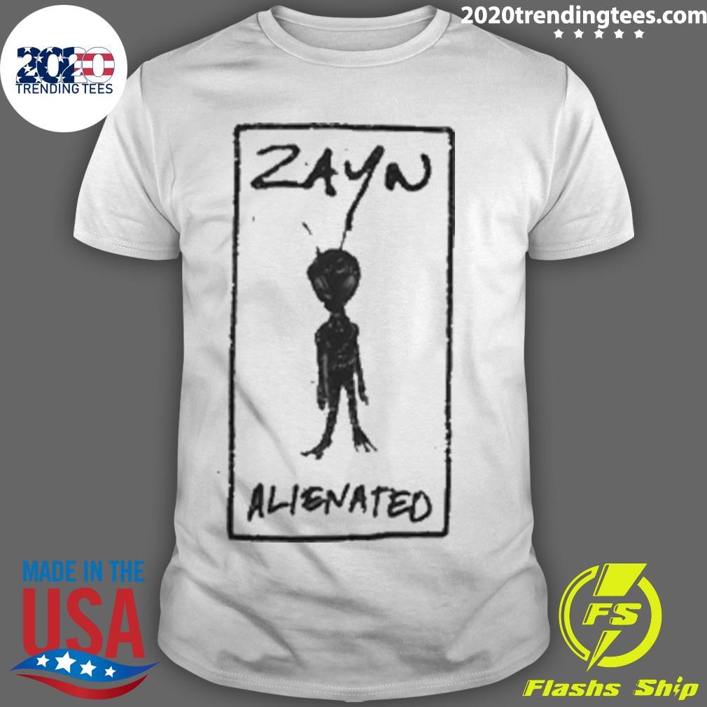 Best Zayn New Single Alienated Logo April 12th 2024 Fan Gifts T-shirt