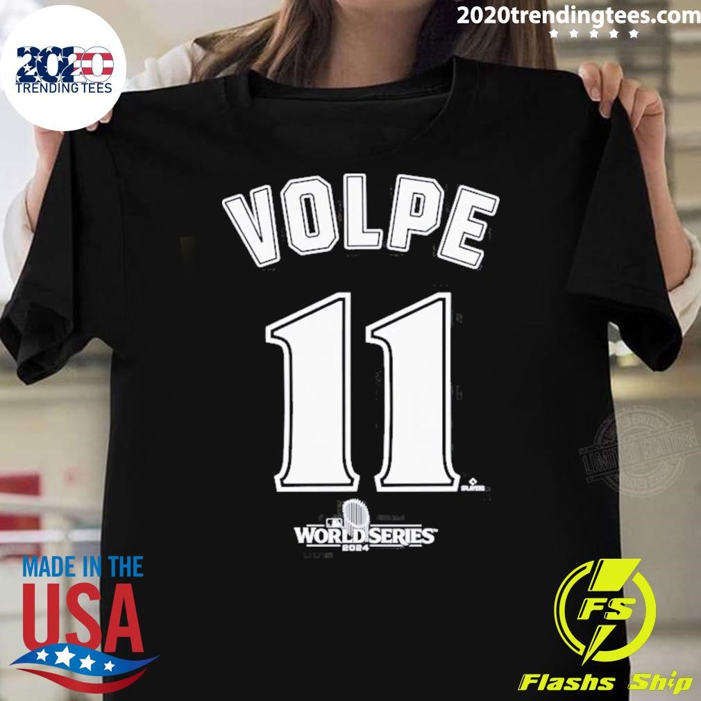 Funny Anthony Volpe New York Yankees 2024 World Series Push Limits Name & Number T-shirt