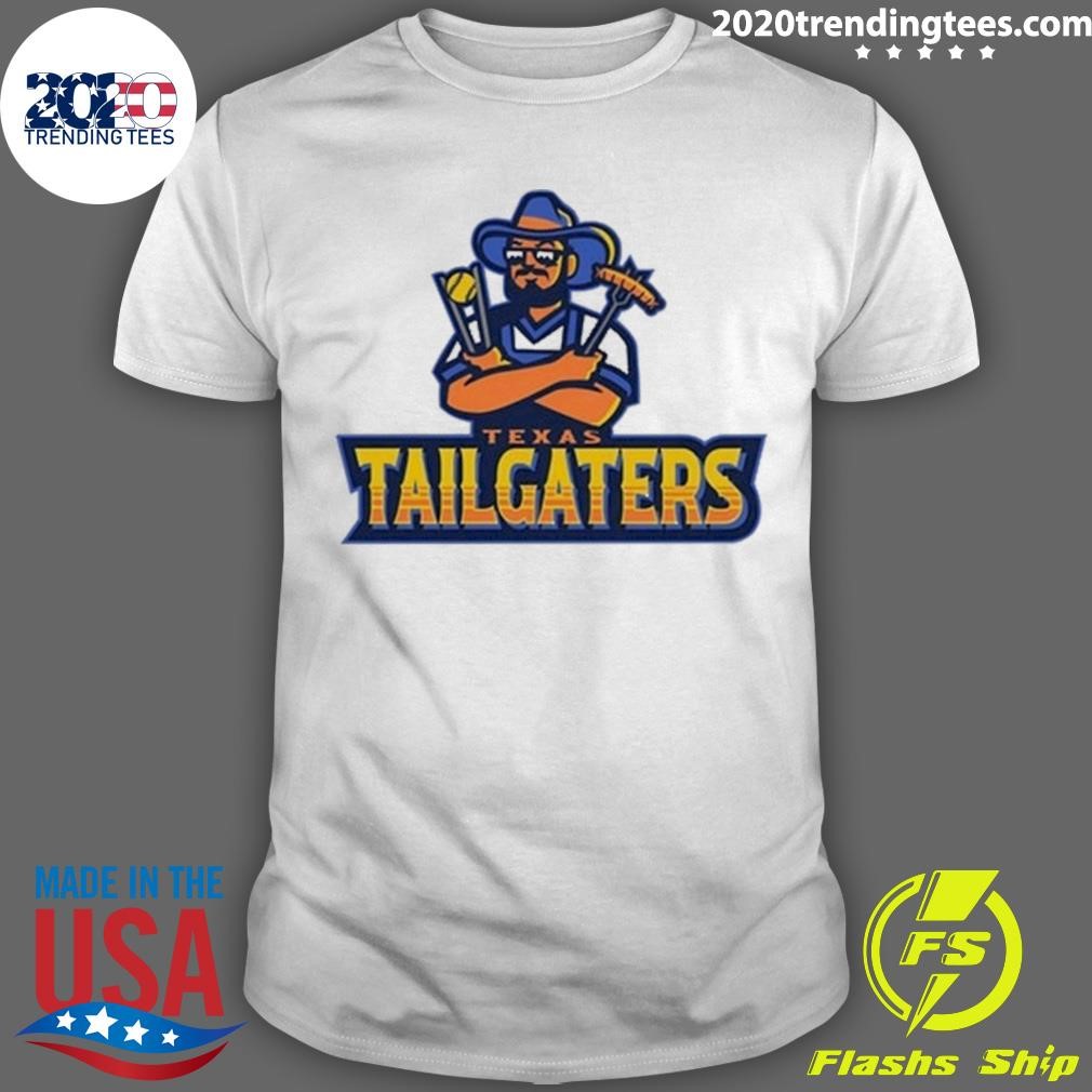 Funny Banana Ball Texas Tailgaters Logo T-Shirt