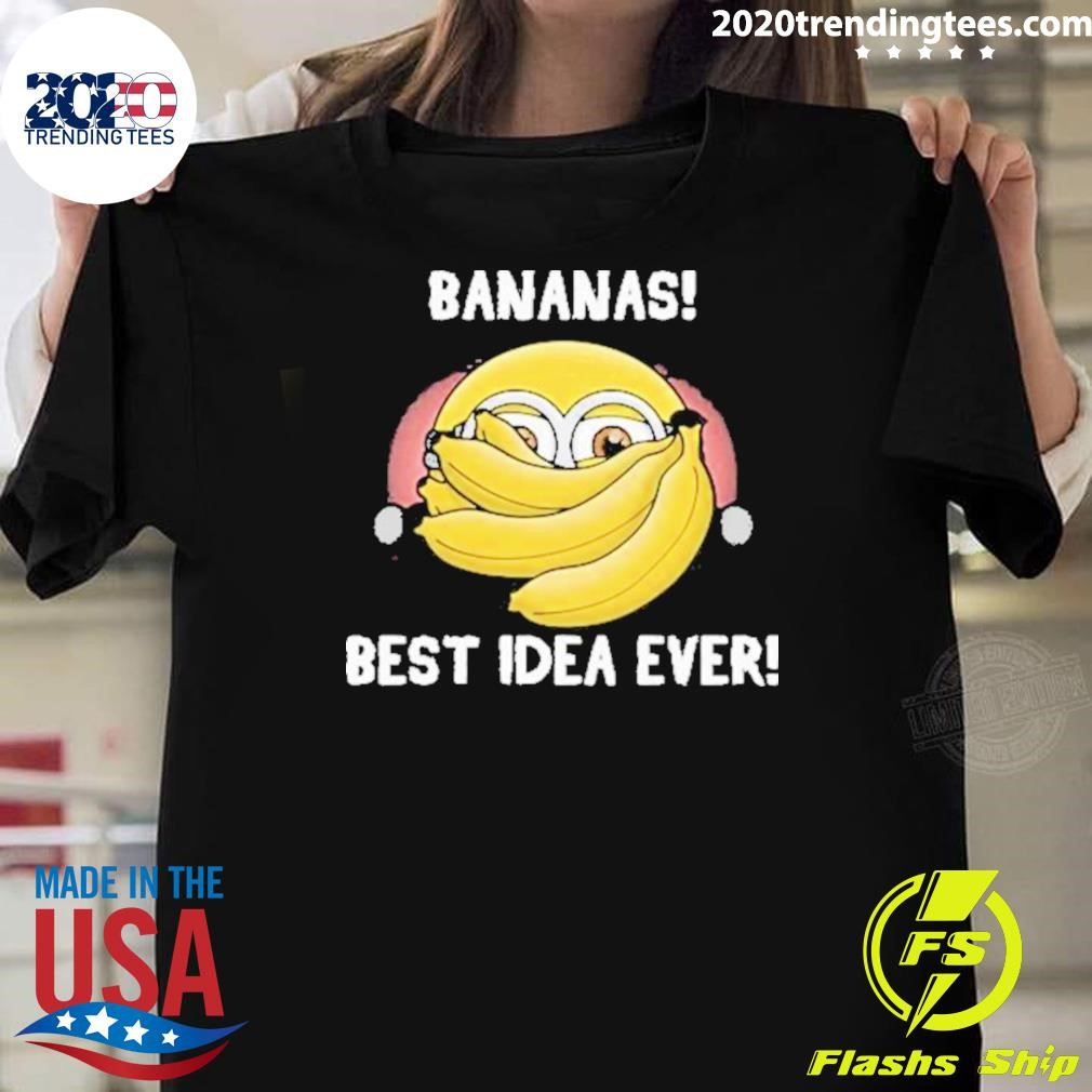 Funny Banana Best Idea Ever Minions Despicable Me 2024 T-shirt