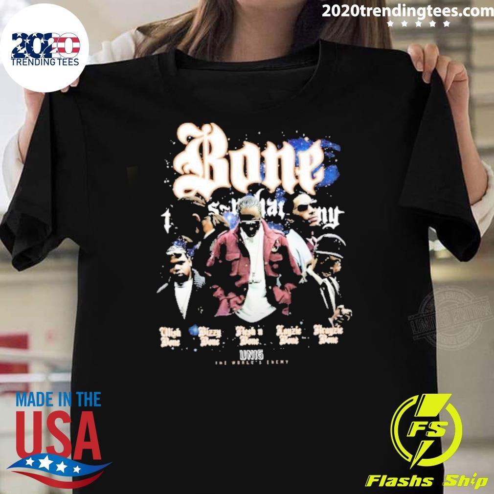 Funny Bone Thugs-n-harmony Uni5 The World’s Enemy 2024 T-shirt